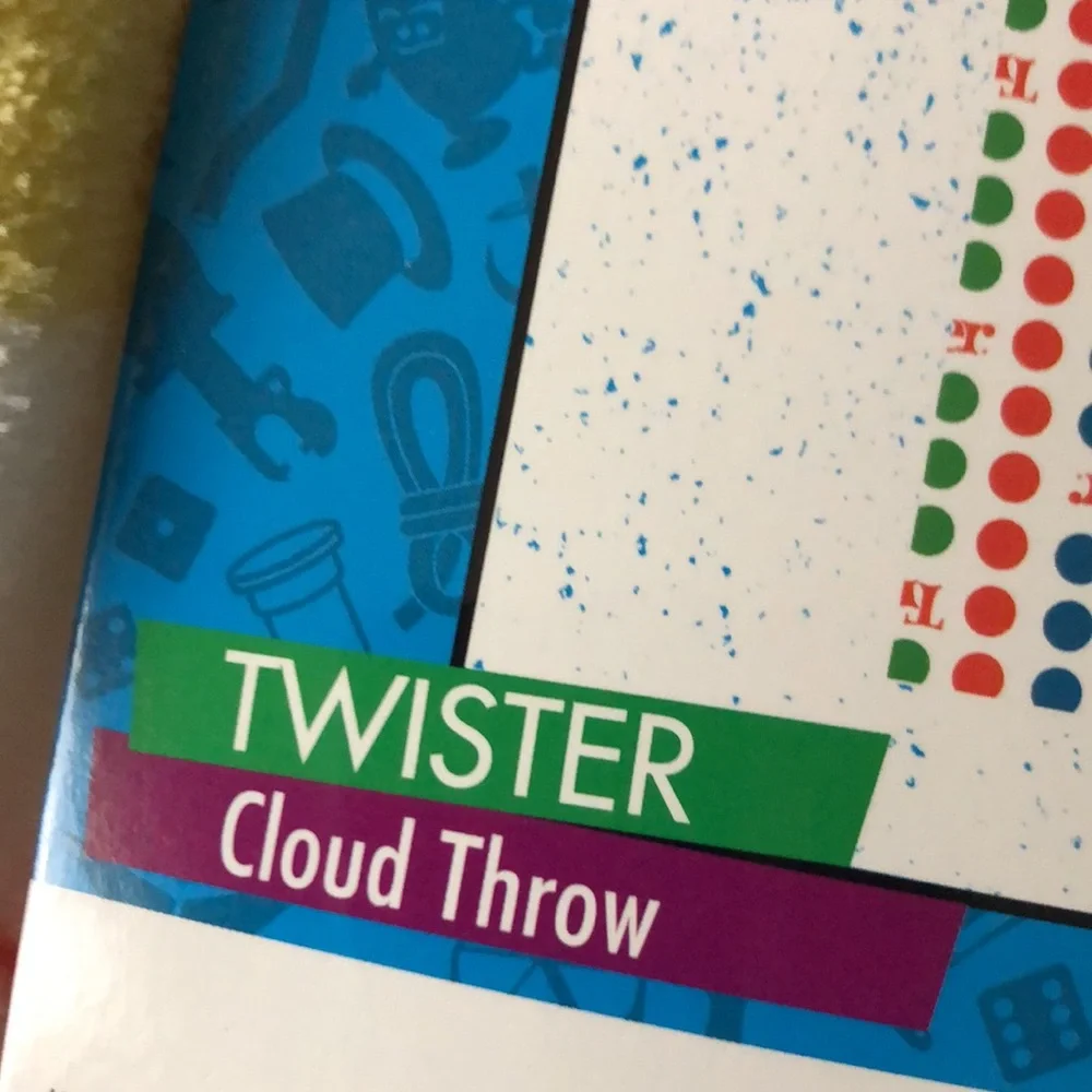 Hasbro Gaming Plush TWISTER Throw Blanket